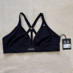 Savage X Fenty Midnight Black Strappy Bralette